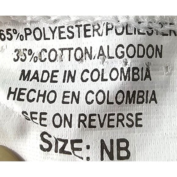 Vtg Garden Of Angels Hand Made NB Dress Bloomers Set White Embroidered Lace Trim - Picture 14 of 14